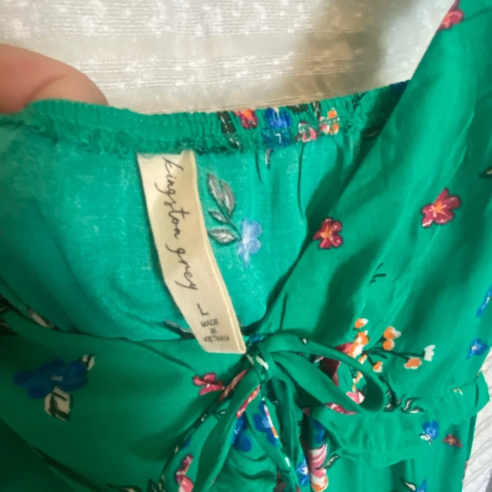 Kingston Green Floral Dress - Picture 5 of 6